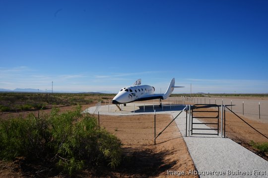 Virgin Galactic VSS Eve model