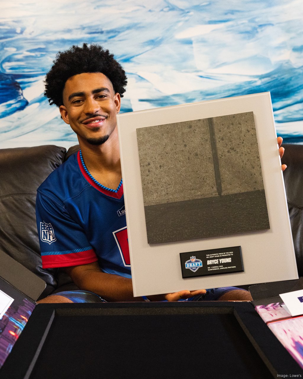 Carolina Panthers QB Bryce Young talks Lowe's partnership, first