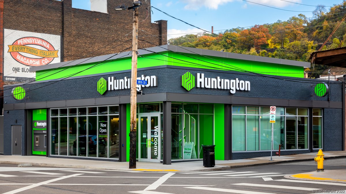 亨廷顿计划明年关闭34家分行- 《匹兹堡商业时报》