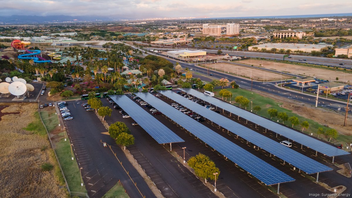 Wet'n'Wild Hawaii begins expansion of its 1.3megawatt solar canopy