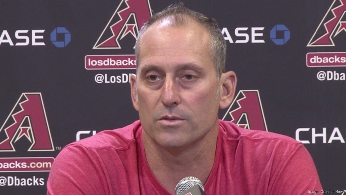 Detail view of the hair of Arizona Diamondbacks designated hitter