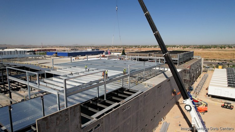 Vantage Data Centers recently held a topping out ceremony for the second phase of its campus in Goodyear.
