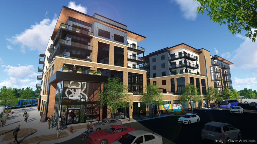Transitoriented apartments at Third and Grand target fall