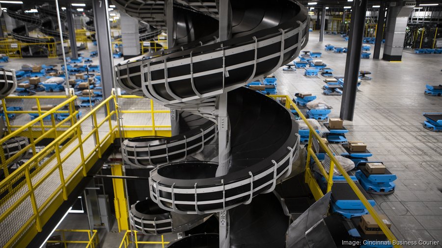 Cvg Amazon Ramp What does it look like inside Amazon's CVG superhub? - Cincinnati ...