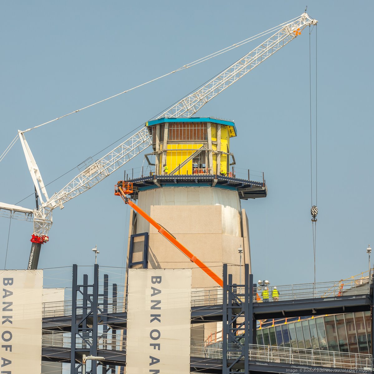 Gillette Stadium's new towering north end zone lighthouse shines above  major new entrance, gigantic video board and enhanced F&B options