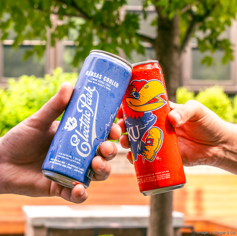 J. Rieger & Co. joins canned cocktail market with KU-themed