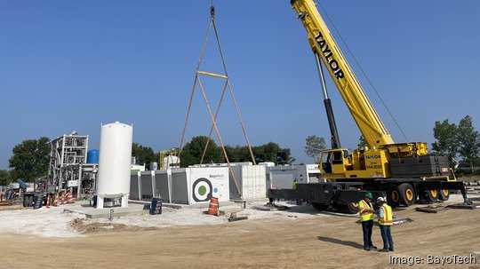 BayoTech Hydrogen Hub under construction in Missouri