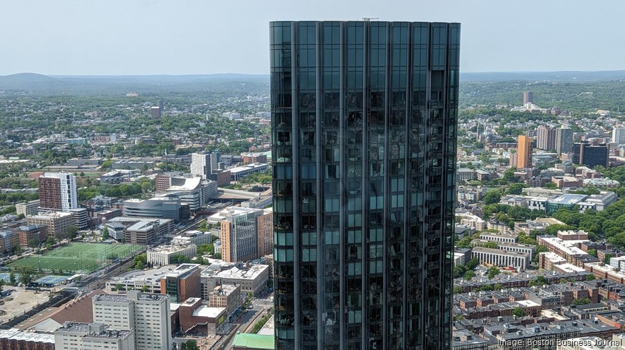 Project Team Installs 'Sky Mat' in Boston Tower, 2021-10-19