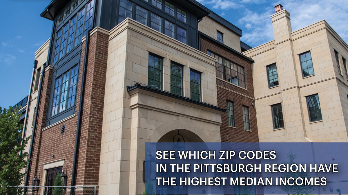 匹兹堡地区收入最高的9个大邮政编码