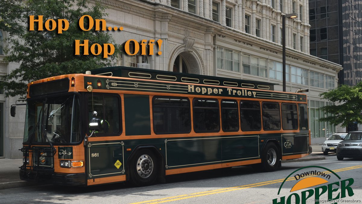 Downtown Greensboro's Hopper Trolley makes its debut - Triad Business ...