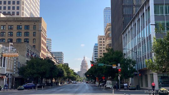 A view of Congress Avenue - July 2023