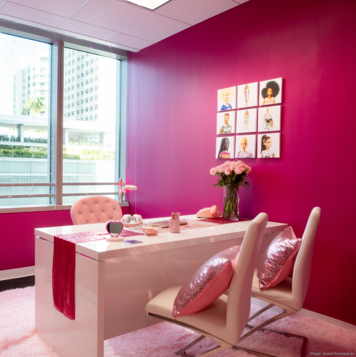 Barbie movie inspires Miami office coworking space - The Business Journals