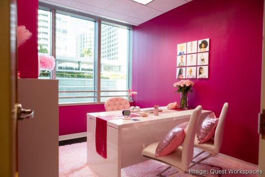 Quest Workspaces Barbie Dream Office