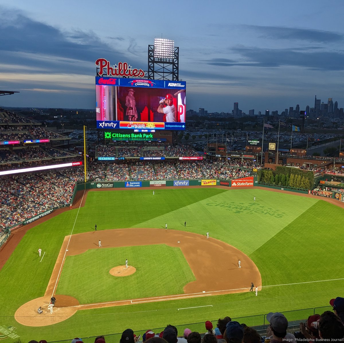 Phillies attendance soaring this season, leads MLB for growth -  Philadelphia Business Journal