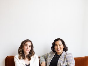 Supply Change Capital Co-Founders Shayna Harris (left) and Noramay Cadena (right)