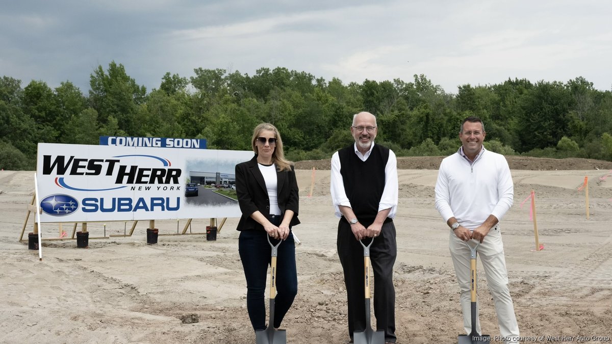 West Herr breaks ground on Subaru dealership in Lockport Buffalo