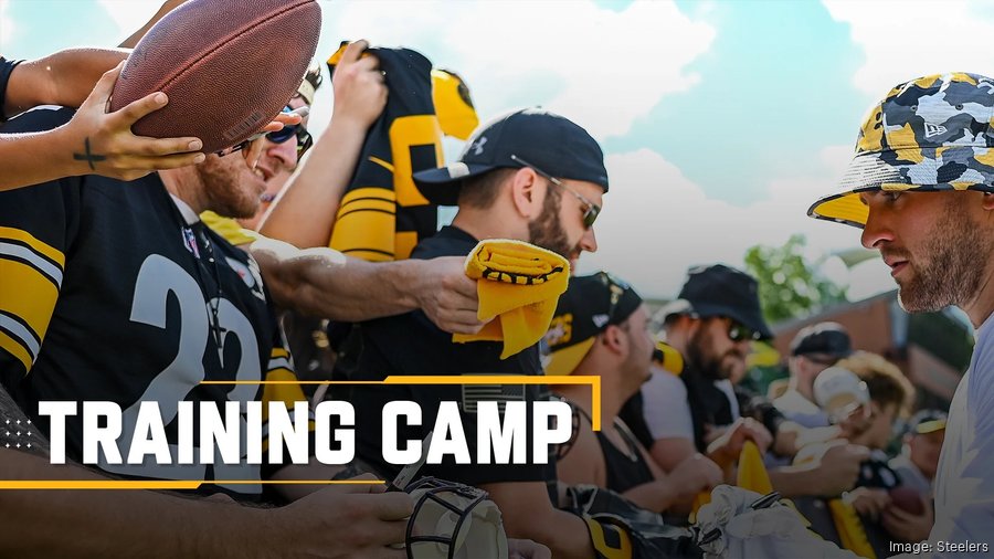 Steelers fans at training camp in Latrobe