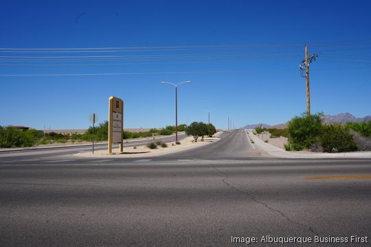 Arrowhead Drive looking north