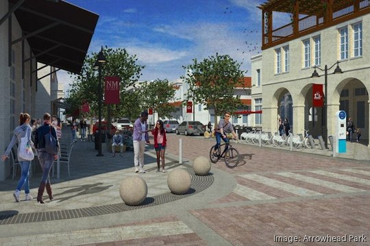 Park and street rendering