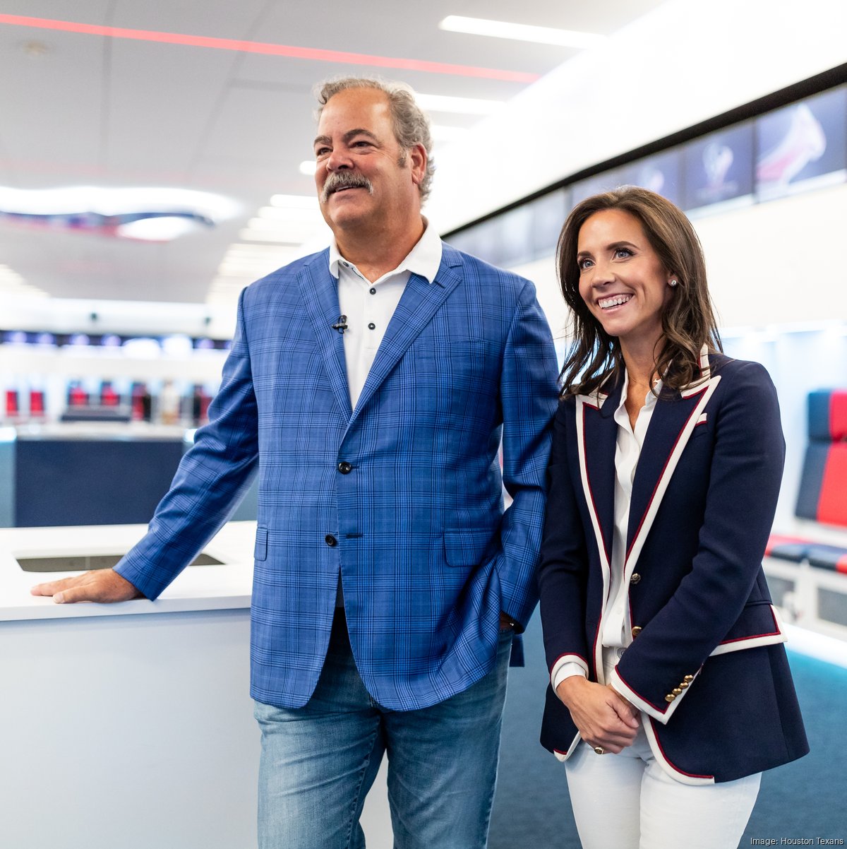 Houston Texans' Cal and Hannah McNair drop hint of potential 'H-town Blue'  rebrand - ABC13 Houston