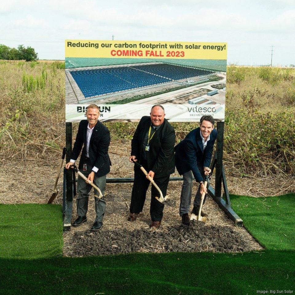 Big Sun Solar breaks ground on 4,800-panel solar project - San