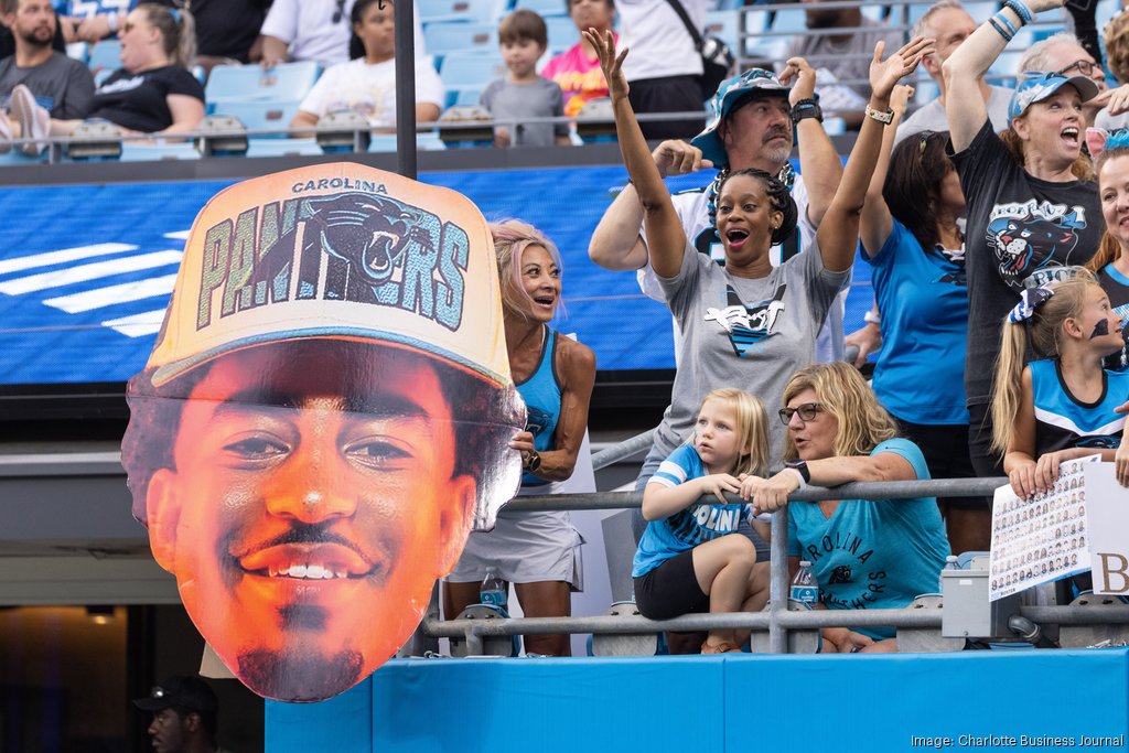 Carolina Panthers fans attend Panthers Fan Fest