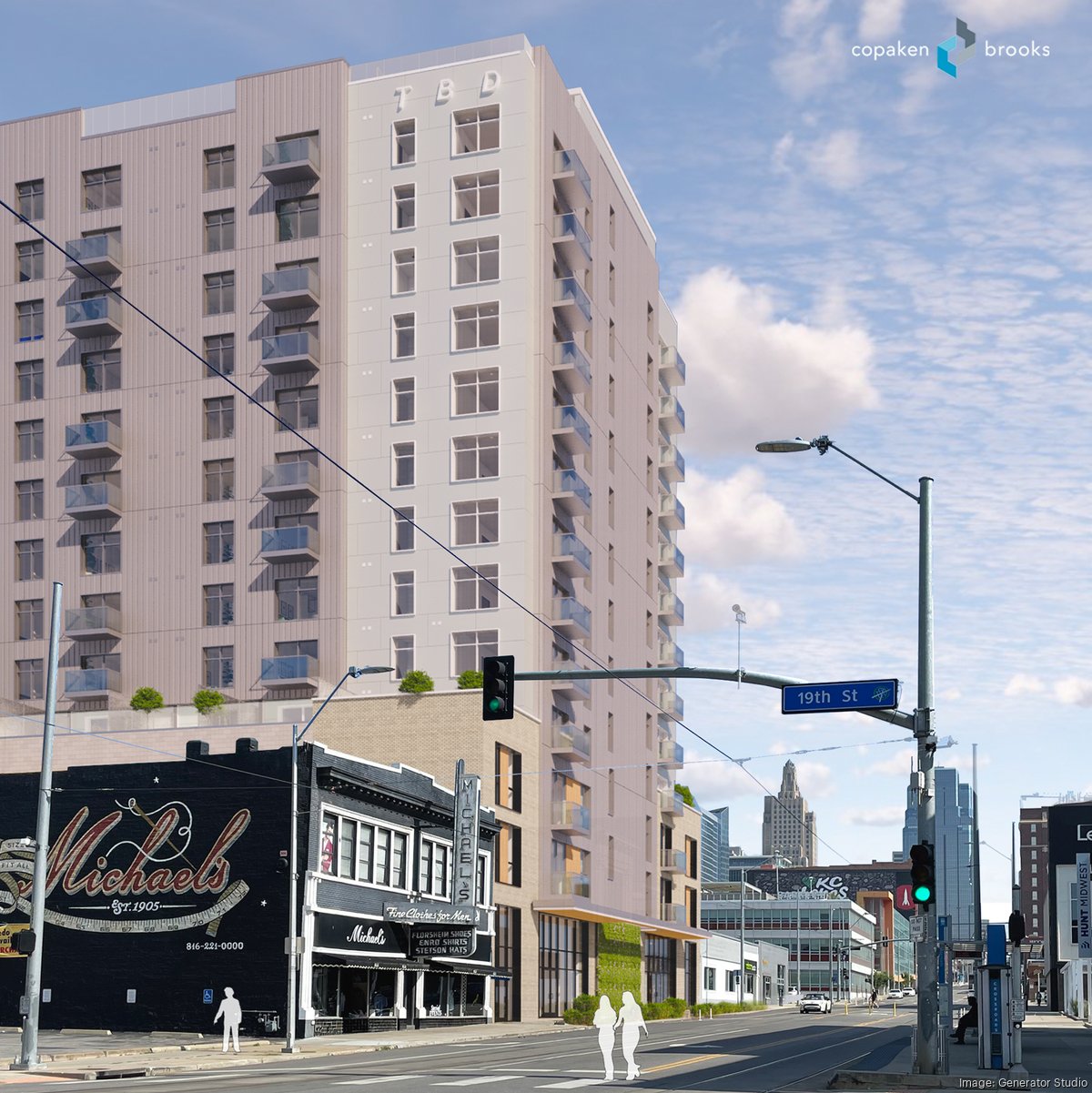 Copaken pulls back curtain on 13-story Crossroads apartment high