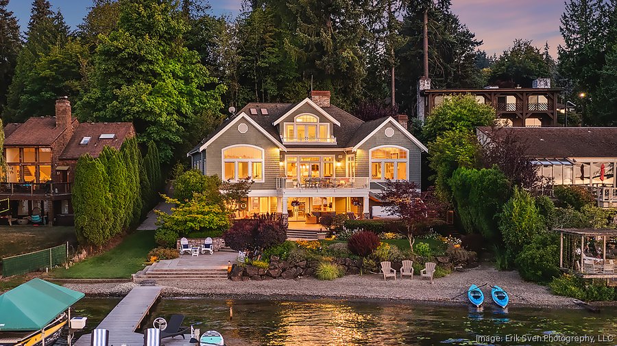 Seattlearea philanthropist puts waterfront mansion up for sale Puget
