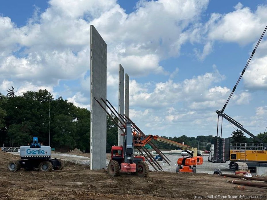 Phase 2 of Hall of Fame Village taking shape in Canton