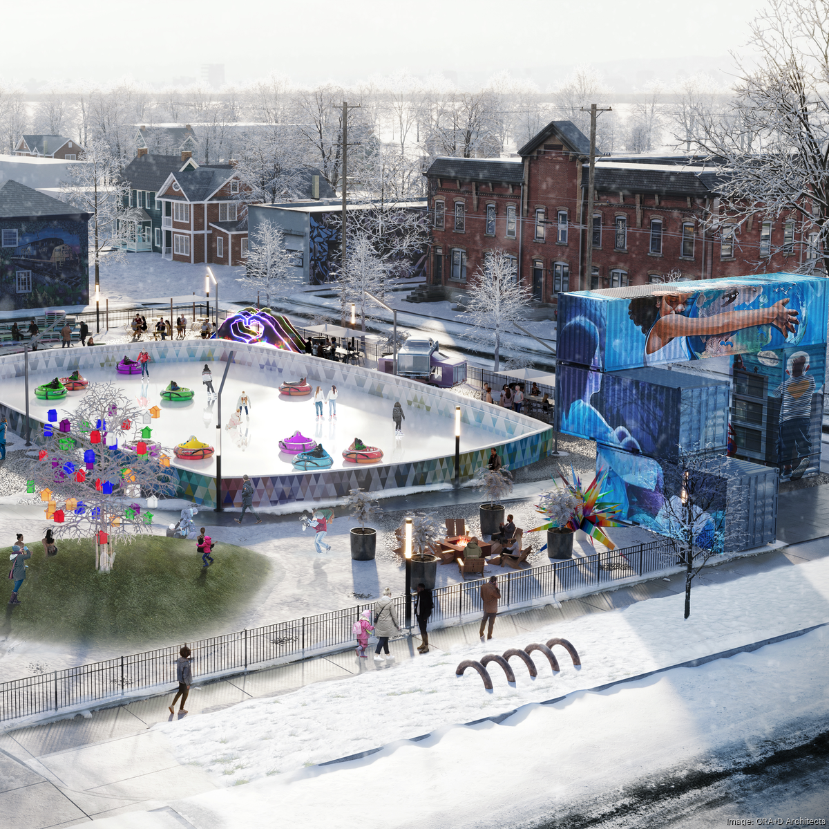 From parking lot to park: New community space Gravity Experience Park to  open Friday