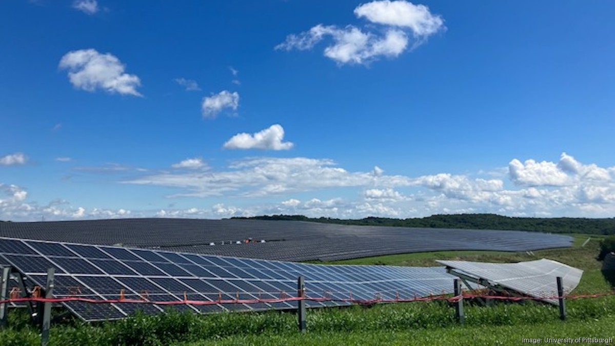 University of Pittsburgh's new solar farm now in operation Pittsburgh