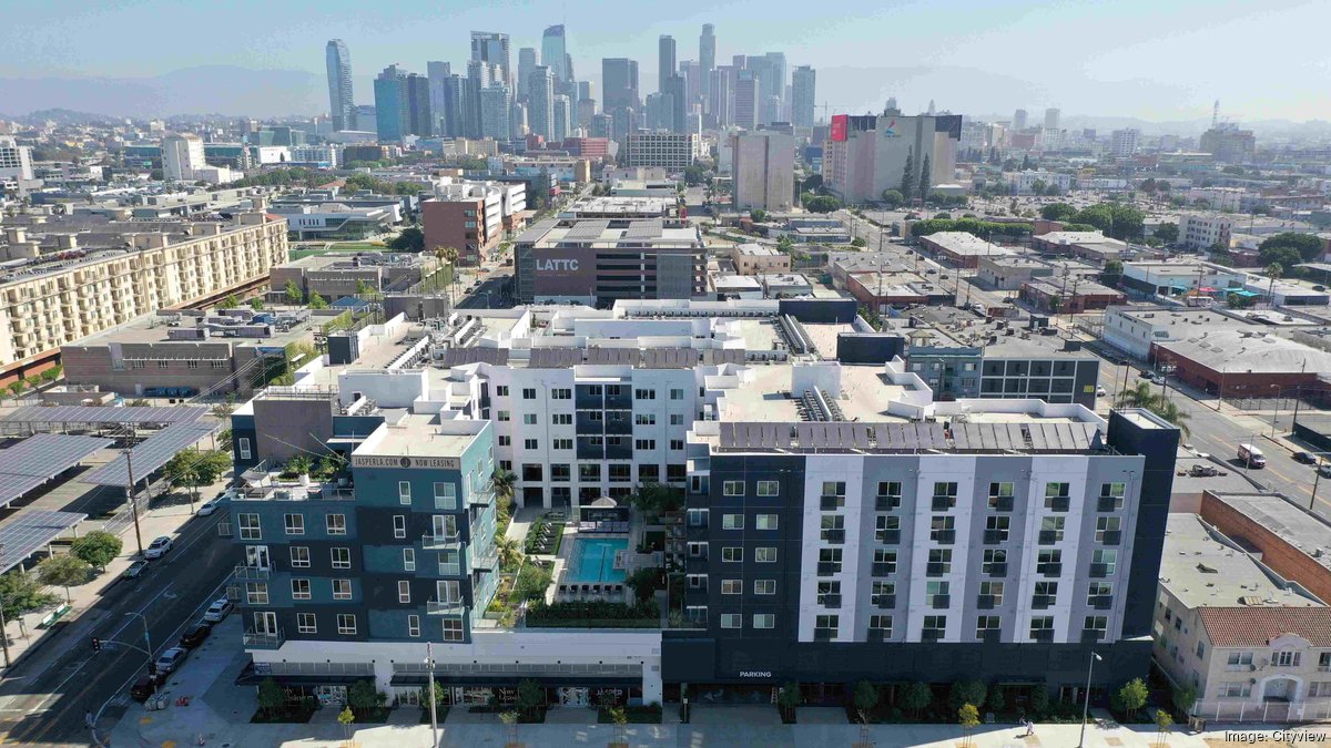 Cityview wraps 300unit apartment community Jasper near DTLA L.A