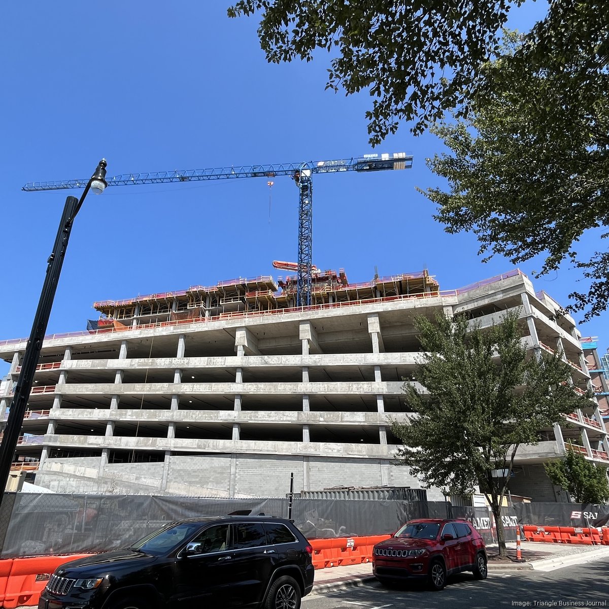 New luxury tower, The Novus, rises in Downtown Durham - Triangle Business  Journal