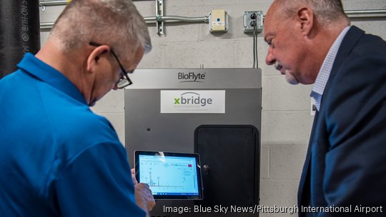 BioFlyte pilot program Pittsburgh International Airport