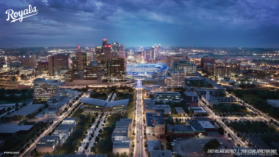 RENDERINGS: KC Royals share how a new ballpark would look in North Kansas  City, Downtown - Kansas City Business Journal