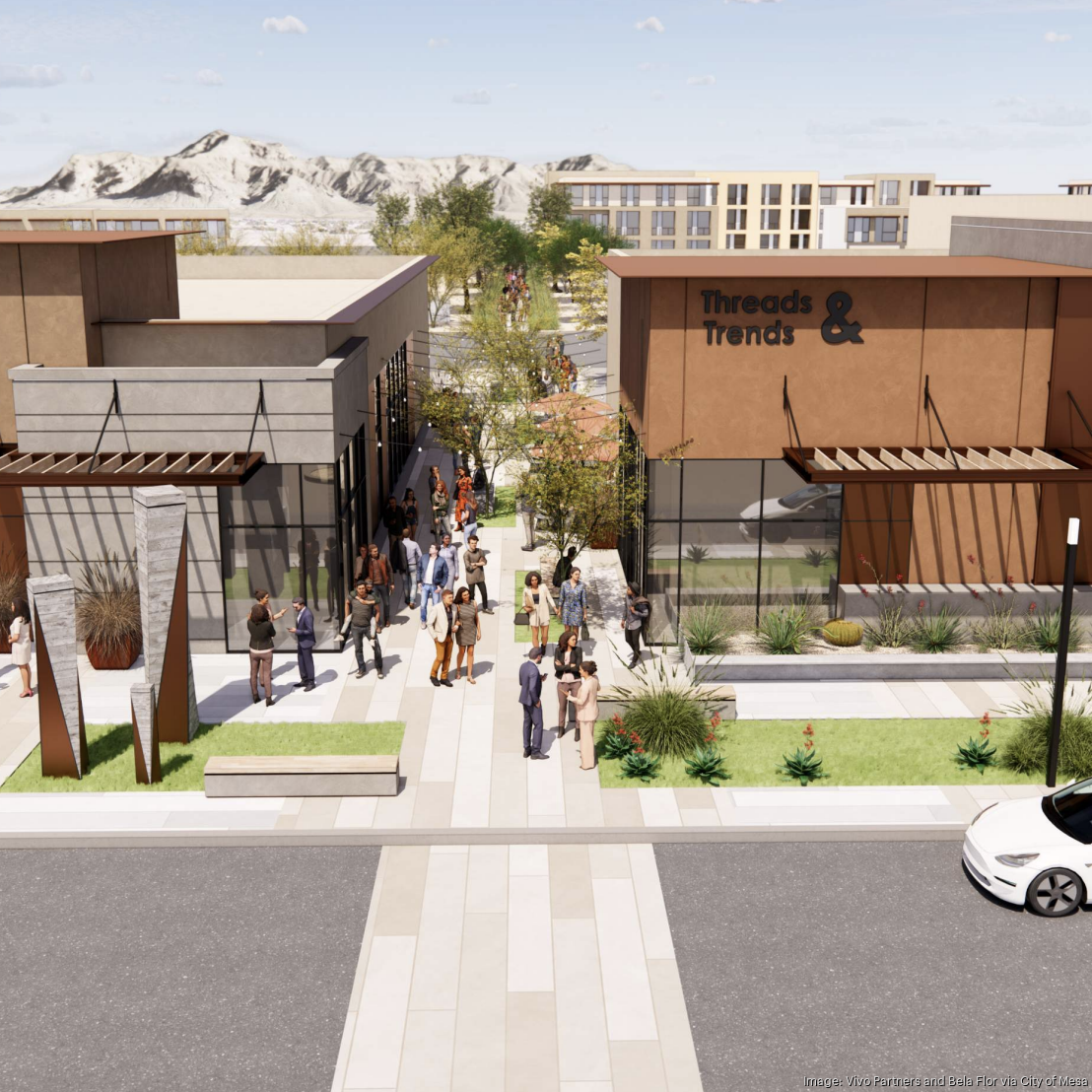 Vivo Partners, Hawkins Cos., Greystar Worldwide and Bela Flor Communities  proposes than 850 apartment units and retail center in east Mesa - Phoenix  Business Journal