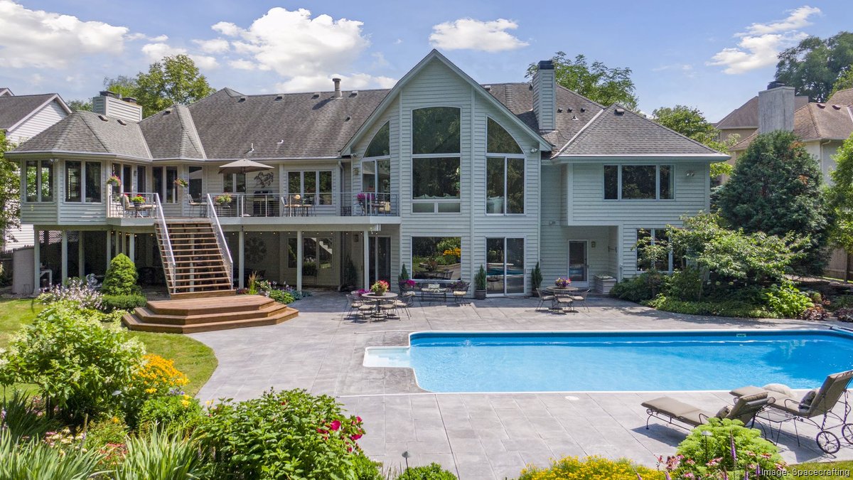 Custombuilt Mendota Heights home with pool lists for sale