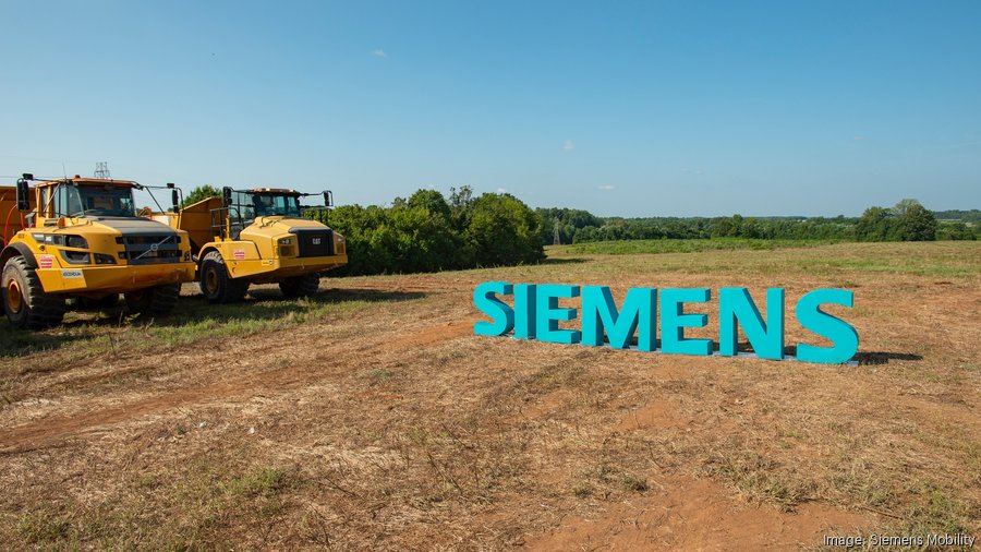 Siemens Mobility starts construction on 220M rail car site in Lexington, NC Triad Business