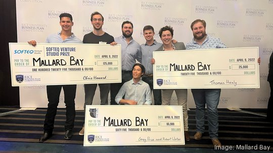 MB - Rice Business Plan Funding Win - Sergio Sanjuan, Matthew Leyoub, Peyton Huval, Tam Nguyen, Joel Moreau, Logan Meaux, Wyatt Mallett