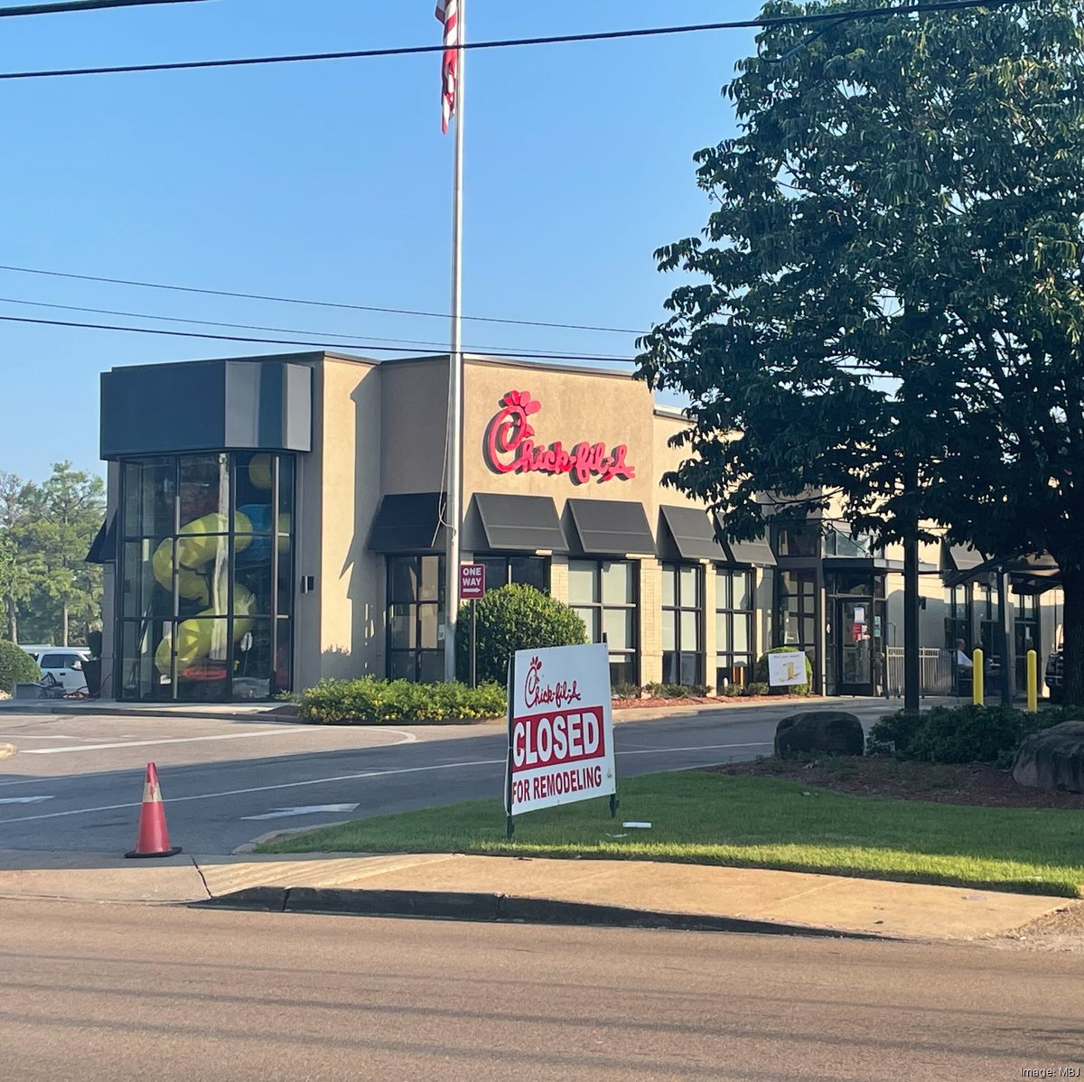 Chick fil A on Poplar sets tentative reopen date after renovations