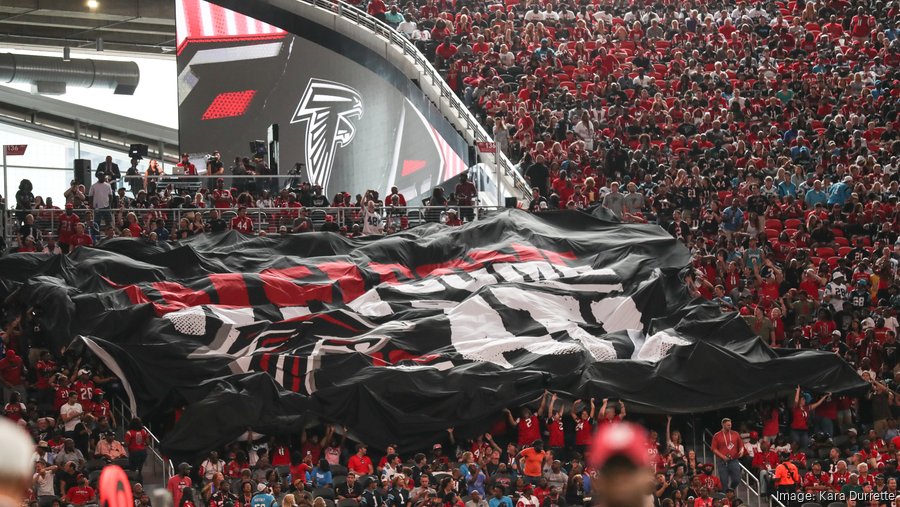 NFL Berlin Game fan zone at Brandenburg Gate—Falcons and Colts supporters gather