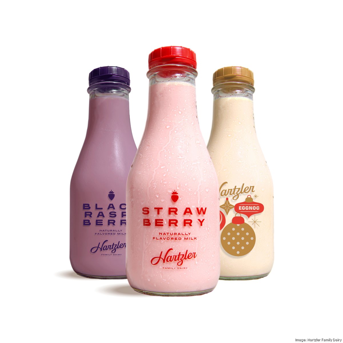 Milk in Glass Bottles NY, Strawberry Milk