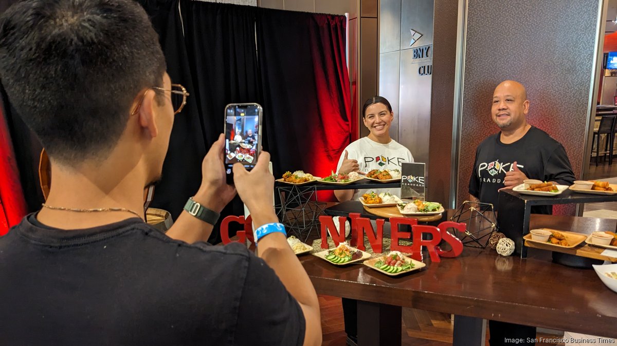 food stylist in San Francisco - large beer on tap with 49ers logo for <a  href= Francisco 49ers menu  boards for Levi's stadium</a> photographed by <a  href= Breakey