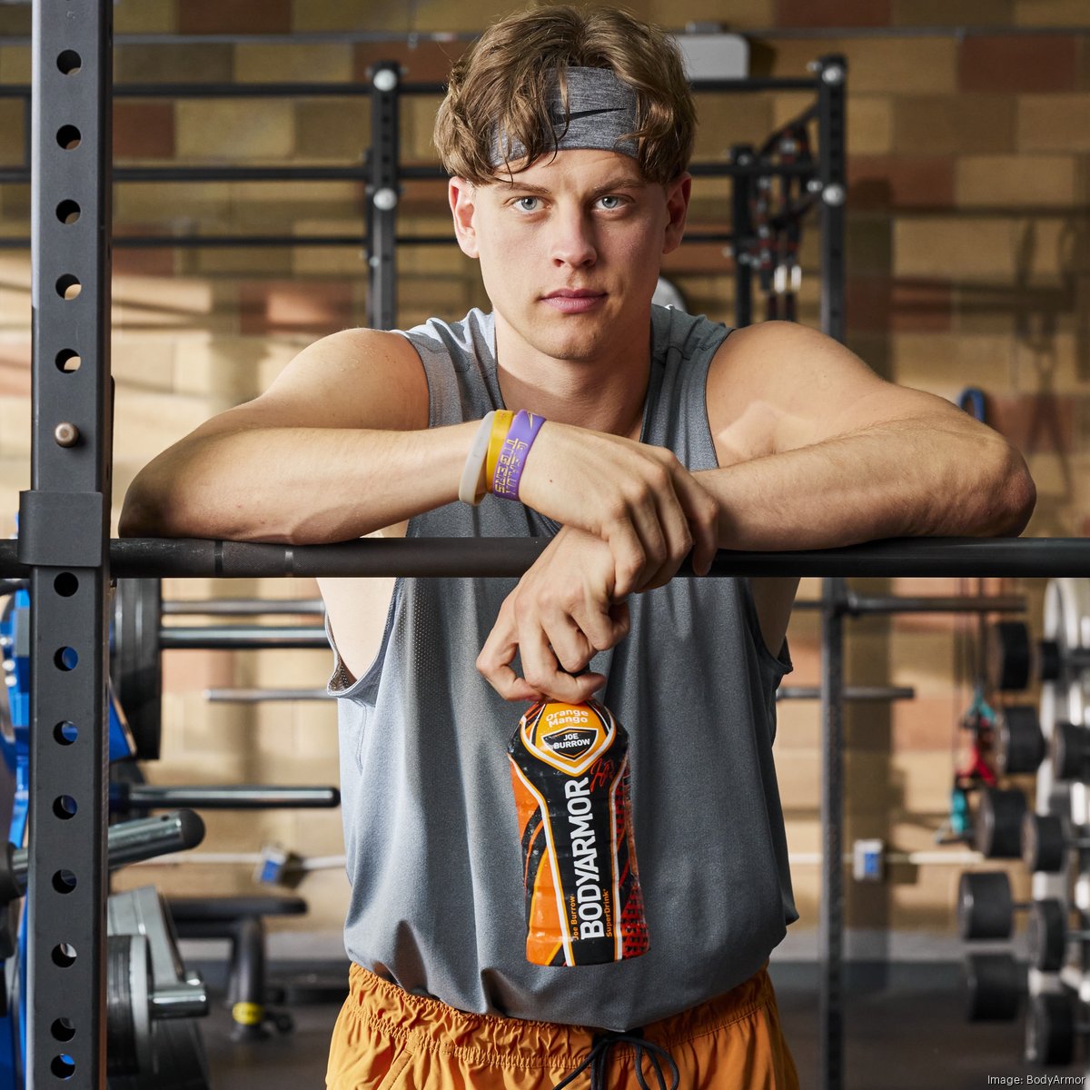 Joe Burrow featured on BodyArmor bottle; Bengals add Bold Penguin