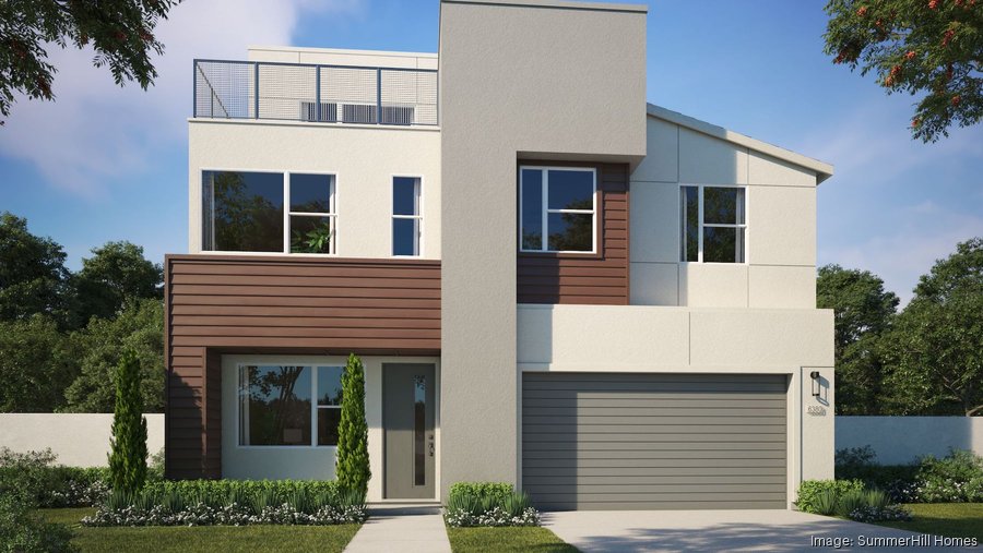 Homes at SummerHill's City Village, the first residential build at