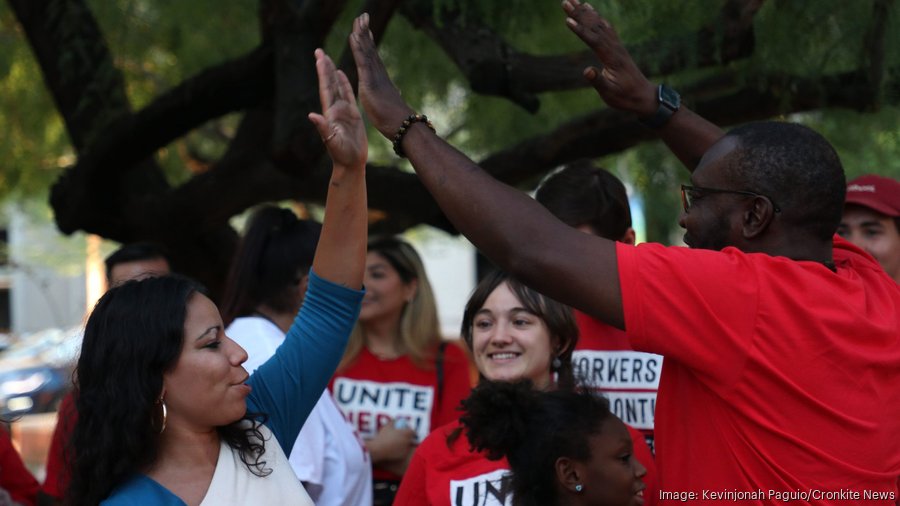 Sky Harbor workers file complaint, vote to strike Phoenix Business