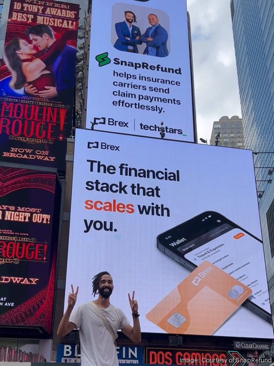 Times Square Billboard SnapRefund