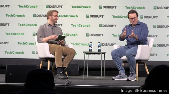 Anthropic CEO Dario Amodei at TechCrunch Disrupt 2023