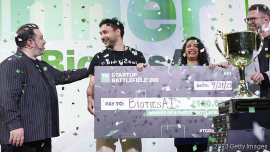 BioticsAI wins Startup Battlefield pitch competition