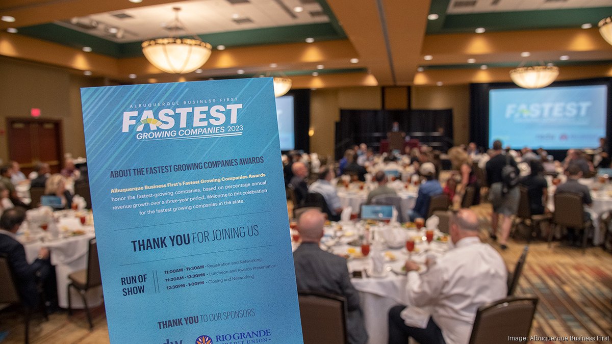 New Mexico's Fastest Growing Companies on display Albuquerque Business First
